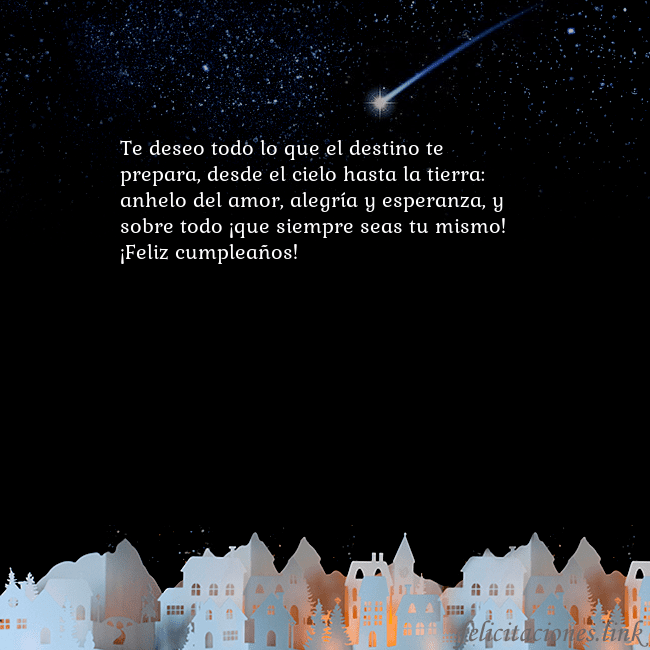 Tarjeta negra con un cometa